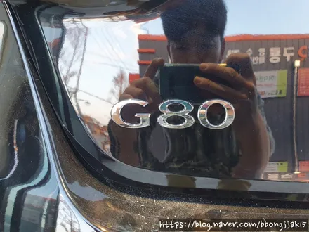 포항 경주 현대 G80 K7기어봉 교체 및 순정도어내캐치 신형엠블럼 교체를 하다 / 포항, 경주