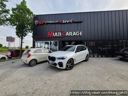 포항 경주 BMW X5 그릴교체 및 윈도우몰딩 블랙유광 부분랩핑 머플러팁교체 사이드미러 랩핑으로 외관의 스포티함을 올리다 / 포항, 경주