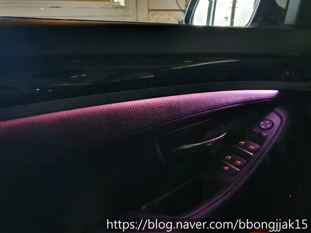 포항 BMW 5시리즈 엠비언트 라이트로 실내 분위기를 업그레이드 하다 / 포항, 경주