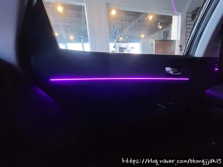 포항 경주 기아 K5 DMX 엠비언트 라이트 이식으로 실내 분위기 업그레이드 하다 / 포항, 경주