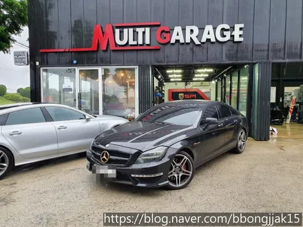 벤츠 CLS63AMG 차량에 크롬죽이기 부분랩핑 및 전조등 테일램프 라이트 필름으로 강력함을 플러스 하다  / 포항 경주 자동차튜닝 / 포항, 경주