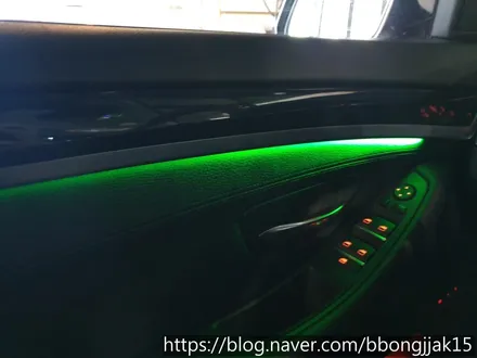 포항 BMW 5시리즈 엠비언트 라이트로 실내 분위기를 업그레이드 하다 / 포항, 경주