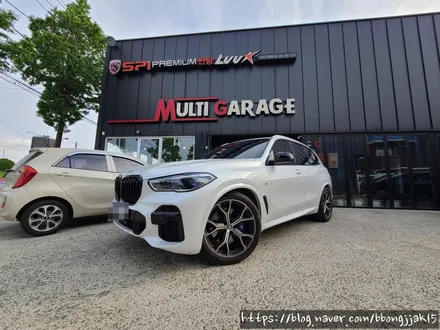 포항 경주 BMW X5 그릴교체 및 윈도우몰딩 블랙유광 부분랩핑 머플러팁교체 사이드미러 랩핑으로 외관의 스포티함을 올리다 / 포항, 경주