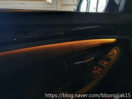 포항 BMW 5시리즈 엠비언트 라이트로 실내 분위기를 업그레이드 하다 / 포항, 경주