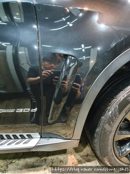 포항 경주 BMW X6 광택 및 크롬 죽이기 부분랩핑으로 새차컨디션으로 돌아가다 / 포항, 경주