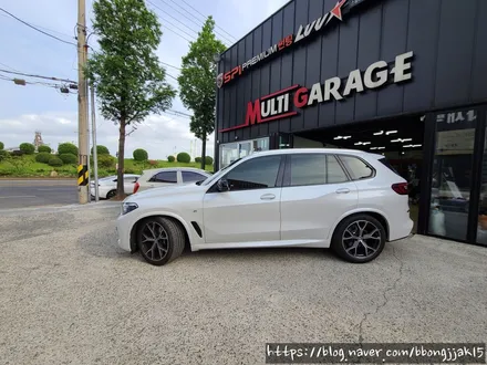 포항 경주 BMW X5 그릴교체 및 윈도우몰딩 블랙유광 부분랩핑 머플러팁교체 사이드미러 랩핑으로 외관의 스포티함을 올리다 / 포항, 경주