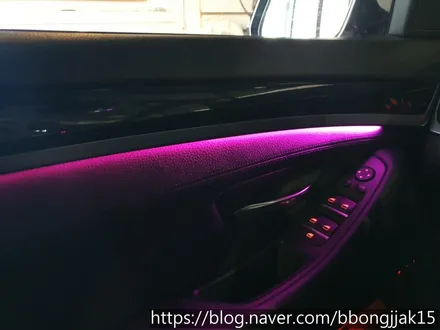 포항 BMW 5시리즈 엠비언트 라이트로 실내 분위기를 업그레이드 하다 / 포항, 경주