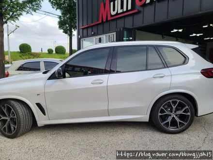 포항 경주 BMW X5 그릴교체 및 윈도우몰딩 블랙유광 부분랩핑 머플러팁교체 사이드미러 랩핑으로 외관의 스포티함을 올리다 / 포항, 경주
