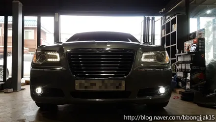 크라이슬러 300C 안개등 새일 파워LED 이식 시공 포항 총판 / 포항, 경주