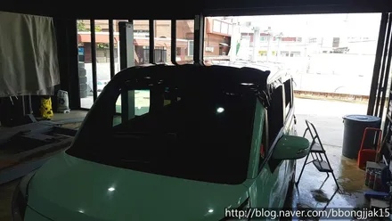 기아 레이 에이버리 슈프림 루프스킨 잘하는곳 시공사례 후기 포항경주울진영덕울산 전체랩핑 부분랩핑 자동차 안개등 새일 파워 LED 순정옵션 / 포항, 경주