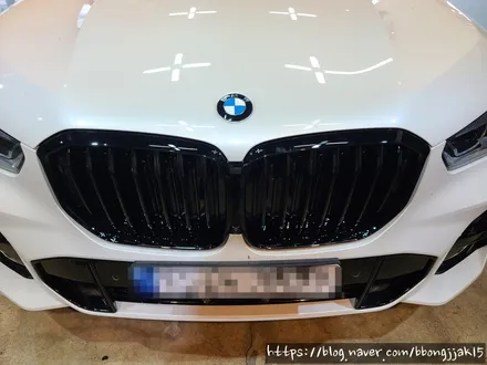 포항 경주 BMW X5 그릴교체 및 윈도우몰딩 블랙유광 부분랩핑 머플러팁교체 사이드미러 랩핑으로 외관의 스포티함을 올리다 / 포항, 경주