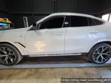 포항 경주 디스커버리5 BMW X6 사이드스텝 이식 작업은 여기 멀티게라지에서 하다 / 포항, 경주