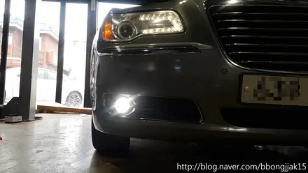 크라이슬러 300C 안개등 새일 파워LED 이식 시공 포항 총판 / 포항, 경주