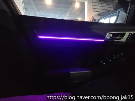 포항 경주 G80 제네시스 엠비언트 라이트 이식으로 실내분위기를 변화하다 / 포항, 경주