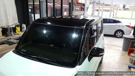 기아 레이 에이버리 슈프림 루프스킨 잘하는곳 시공사례 후기 포항경주울진영덕울산 전체랩핑 부분랩핑 자동차 안개등 새일 파워 LED 순정옵션 / 포항, 경주