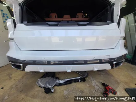 포항 경주 BMW X5 그릴교체 및 윈도우몰딩 블랙유광 부분랩핑 머플러팁교체 사이드미러 랩핑으로 외관의 스포티함을 올리다 / 포항, 경주