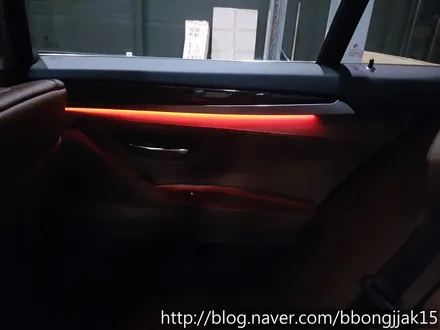 BMW 5시리즈 F10 엠비언트 무드등 시공사례 후기 포항 경주 울산 울진 영덕 / 포항, 경주