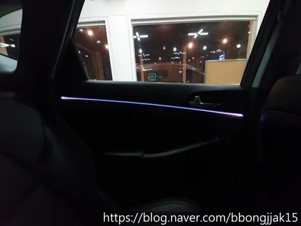 포항 투싼 엠비언트라이트 시공으로 실내인테리어를 업그레이드 하다 / 포항, 경주