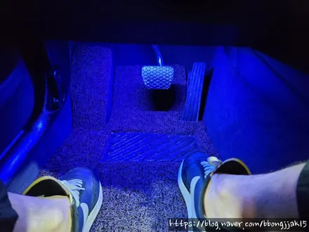 포항 경주 BMW 4시리즈 RGB DMX엠비언트라이트 풋등 시공으로 실내분위기를 연출하다 / 포항, 경주