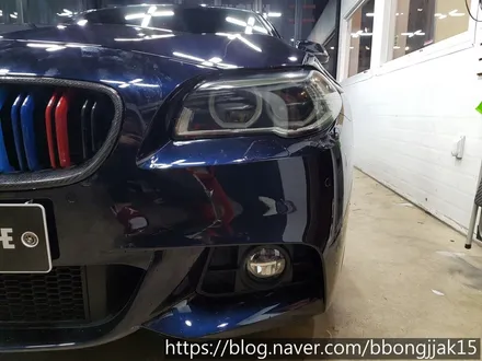 BMW F10 5시리즈 정품독일제 오라칼 필름으로 라이트필름 을 시공하다 / 포항 신차검수 생활보호 PPF / 포항, 경주