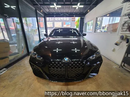 포항 경주 랩핑 BMW 4시리즈 그릴 부분 랩핑으로 한층더 스포티하게 꾸며보았다. / 포항, 경주