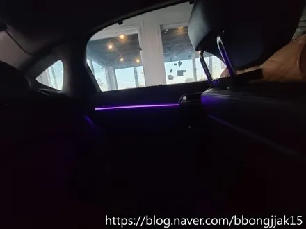 포항 경주 G80 제네시스 엠비언트 라이트 이식으로 실내분위기를 변화하다 / 포항, 경주