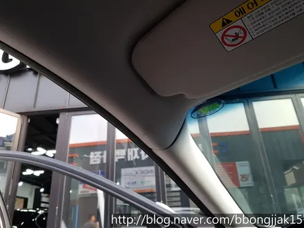 그랜져HG 담배빵 으로 상처입은 실내 천장 멀티게라지 에서 복원 하다 / 포항 유리 시트 순정옵션 / 포항, 경주