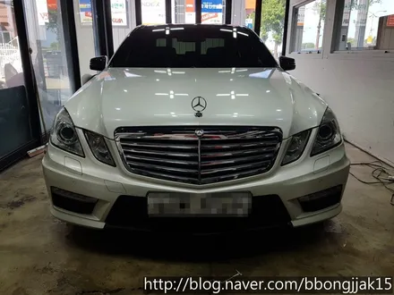 벤츠 E63AMG 오래된 필름제거 후 보닛 랩핑 재시공으로 원색을 찾다 / 포항 신차검수 부분 전체 / 포항, 경주