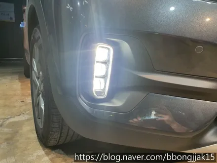 포항 경주 셀토스 안개등 없는 차량에 LED 순정 안개등 및 전조등 파워LED  이식으로 야간주행의 안전을 확보하다 / 포항, 경주
