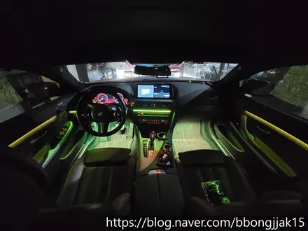 포항 경주 BMW6시리즈 카식스 엠비언트 라이트 이식 / 포항, 경주