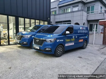 포항 경주 스타렉스 삼구트리니엔 분양 광고 전체랩핑을 시공하다 / 포항, 경주