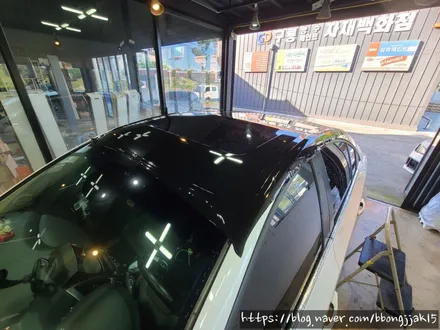 포항 경주 쉐보레 크루즈 루프스킨 제거후 재시공 / 포항, 경주