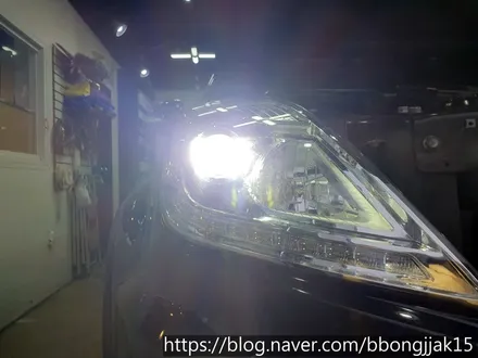 렉스턴 에스라이팅 파워LED 전조등 및 안개등 이식으로 야간주행시 훨씬더 밝은 시인성을 가지다 / 포항 경주 울산 울진 / 포항, 경주