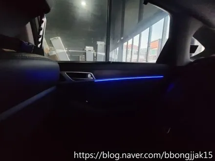 포항 경주 G80 제네시스 엠비언트 라이트 이식으로 실내분위기를 변화하다 / 포항, 경주