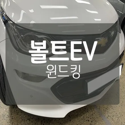 쉐보레 볼트 ev 전기차 윈드킹 장착 - 풍절음 방지 및 방음 효과 / 대전 서구, 세종, 청주
