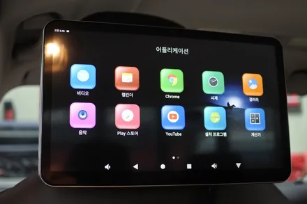 벤츠 CLS 300D - 안드로이드 리어모니터 / 후석모니터 시공 / 대전 서구, 세종, 청주