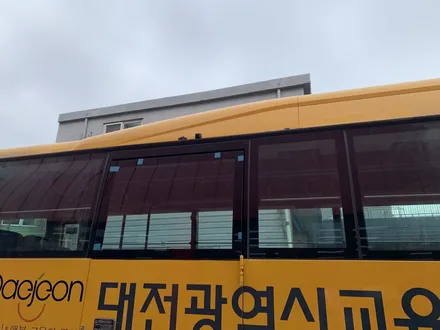 현대 유니버스 통학버스에 어라운드뷰 설치 - 사각지대 해소 및 실시간 감시 기능 / 대전 서구, 세종, 청주
