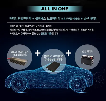 ■ 쏘렌토 인산철배터리 ■ GSP (지에스피) X-POWER 리튬 인산철 자동차 배터리 / 대전 서구, 세종, 청주