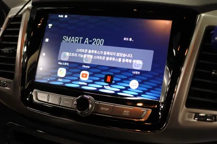 렉스턴 스포츠 칸 \'스마트오토 A-200\' 설치하여 안드로이드 오토 기능 살리기 / 대전 서구, 세종, 청주