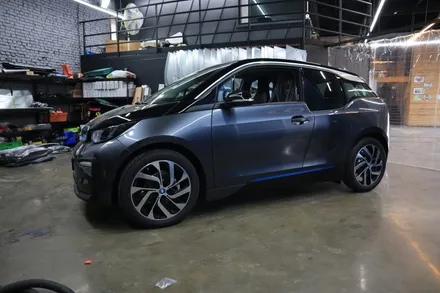 인천랩핑 BMW i3 전체랩핑과 본넷PPF시공으로 포인트 살아있네 / 인천, 부평, 부천