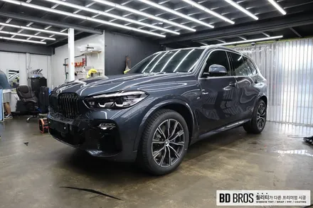 인천랩핑 BMW X5 전체랩핑 사틴블랙 (3M2080) / 인천, 부평, 부천