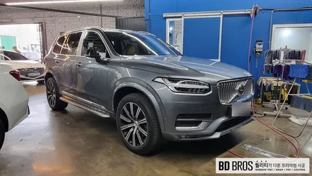 인천 자동차 랩핑 전문 볼보 XC90 전체랩핑 사틴화이트 / 인천, 부평, 부천