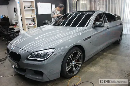 인천 자동차랩핑 BMW 크롬죽이기 / 인천 중구