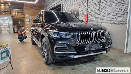 인천 신차패키지 전문 X5 틴큐브 T90 썬팅과 유리막코팅 / 인천, 부평, 부천