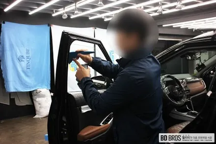 기아 셀토스 레이노 썬팅 시공과 QXD8000 블랙박스 장착 / 인천, 부평, 부천