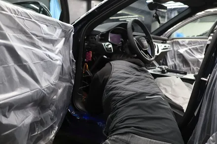 인천 신차패키지 아우디 A6 글라스틴트 로데 하이패스 LX3000 블랙박스 / 인천, 부평, 부천