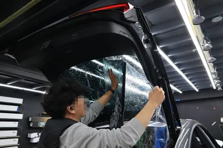 인천 썬팅 글라스틴트로데 아우디A7 블랙박스 Z5000까지 한번에 / 인천, 부평, 부천