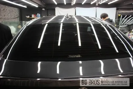 오래된 썬팅이 답답하시다면? 인천 BMW 재시공 전문 비디브로스가 정답! 솔라가드 볼텍스IR로 깔끔하게 / 인천 중구
