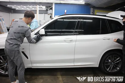 인천 유리막코팅 BMW X3 시공 과정이 궁금하다 / 인천, 부평, 부천