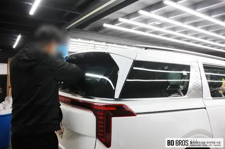 인천 글라스틴트 로데 기아 카니발 썬팅 시공기 / 인천, 부평, 부천